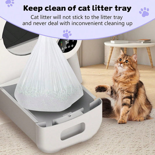 40 Count 26 X 11.8 Litter Box Liners Fsitego And Fumoi Self Cleaning Litter Box, Thick Heavy Duty Litter Bags,