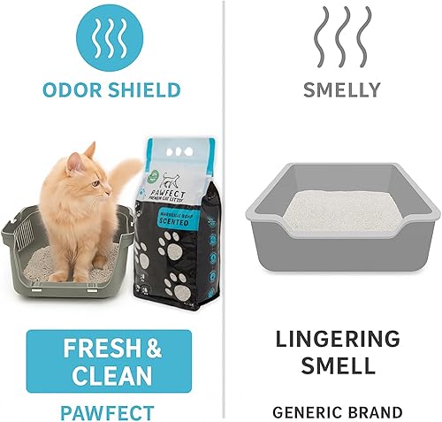 Marseille Soap Scented Clumping Cat Litter – 9.6 lb / 5L, Dust-Free, Odor Control