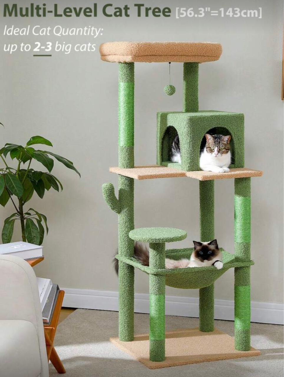T-Cats-T ™  Road 45.7"-56.3" Cat Tree
